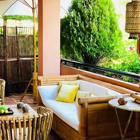 Apartment Puente Bright Terrace, Pool & Garden View